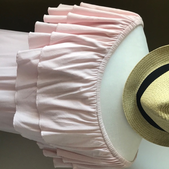 Pink off shoulder ruffle top - Picture 2 of 6